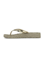 Load image into Gallery viewer, ILSE JACOBSEN Platform Flip Flops Metallic (Cheerful08m)