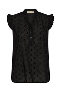 PIESZAK Mabel Dobby Dot SS Shirt