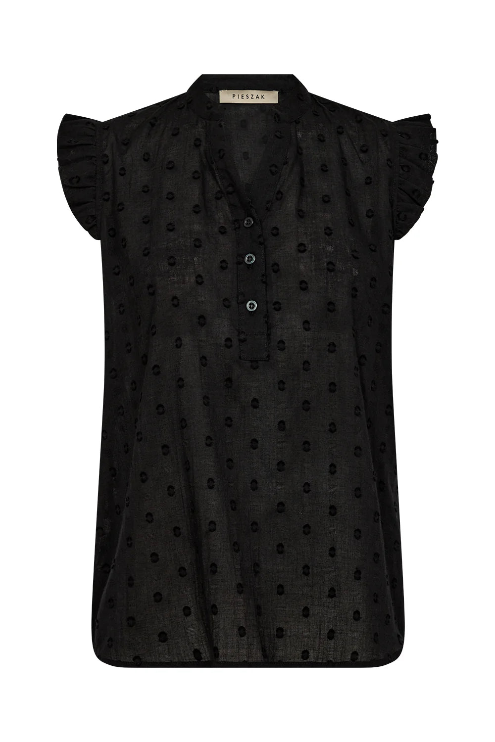 PIESZAK Mabel Dobby Dot SS Shirt