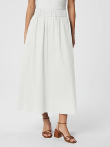 NEO NOIR Yara long poplin skirt