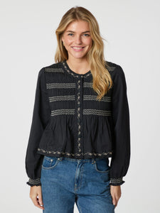 NEO NOIR Justice Smock Jacket