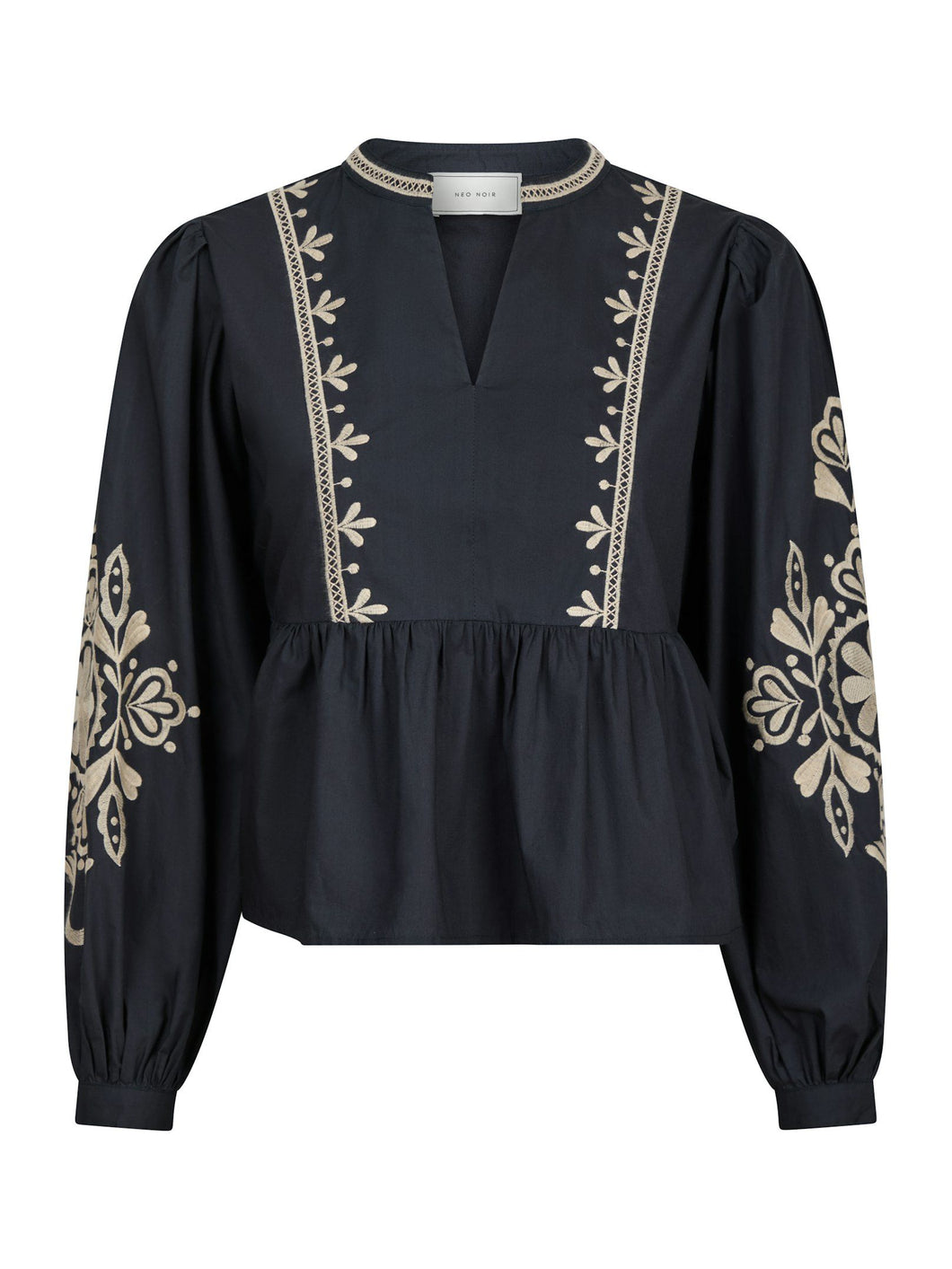 NEO NOIR Ginia Embroidered Blouse