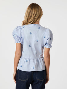 NEO NOIR Savy Embroidered Blouse