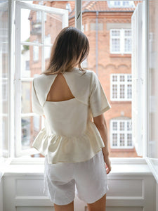 NEO NOIR Alva Dull Satin Blouse