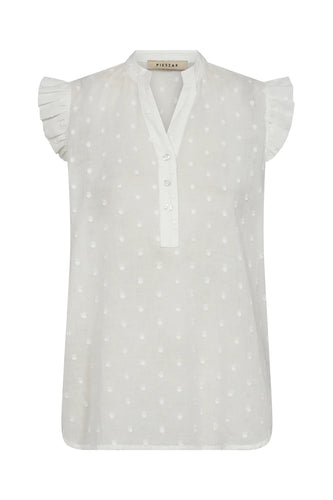 PIESZAK Mabel Dobby Dot SS Shirt