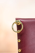 Load image into Gallery viewer, UNA BURKE LEATHER Etched Envelope Clutch