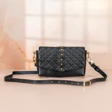 Load image into Gallery viewer, UNA BURKE LEATHER Quilted Shoulder Bag