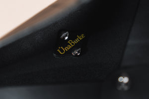 UNA BURKE LEATHER Etched Envelope Clutch