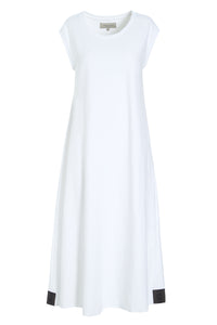 HENRIETTE STEFFENSEN Asymmetric Sweat Dress White (73405)