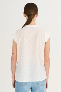 PIESZAK Mabel Dobby Dot SS Shirt