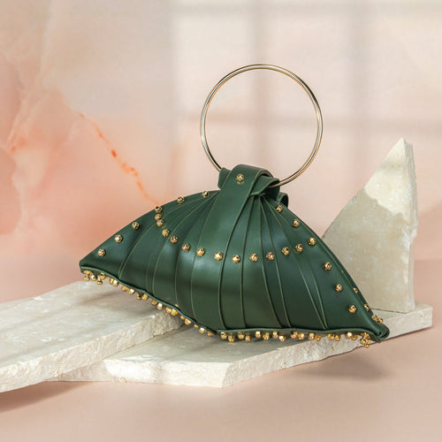 UNA BURKE LEATHER Shell Bag