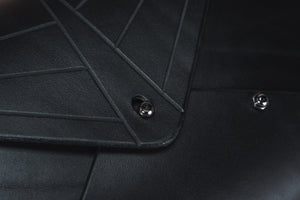 UNA BURKE LEATHER Etched Envelope Clutch