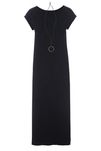 HENRIETTE STEFFENSEN Jersey Dress with necklace (98055)