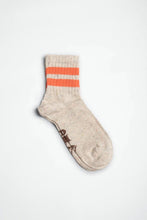 Load image into Gallery viewer, The Antwerpen collection is designed for everyday wear with added texture and subtle detail. Made from soft cotton with fine neps throughout, these socks offer comfortable structure, breathability, and a secure fit. Clean stripes and a speckled finish bring quiet character to a timeless silhouette. Easy to wear, easy to style, and made to last.

All our socks are produced in Georgia at our SEDEX-certified factory, ensuring responsible working conditions, high quality standards.
