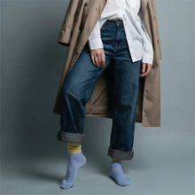 Load image into Gallery viewer, The London collection is designed for everyday wear with a clean, classic profile. Made from soft cotton with a smooth rib knit, these socks offer comfortable structure, breathability, and a secure fit. Subtle colour blocking adds contrast while keeping the look timeless and easy to wear. Made to pair effortlessly and hold up over time.

All our socks are produced in Georgia at our SEDEX-certified factory, ensuring responsible working conditions, high quality standards, and thoughtful production.