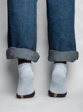Load image into Gallery viewer, he Porto collection is designed for everyday wear with added texture and depth. Made from soft cotton with subtle neps throughout, these socks offer comfortable structure, breathability, and a secure fit. The speckled finish adds character while keeping the look clean and easy to wear. Made to pair effortlessly and hold up over time.

All our socks are produced in Georgia at our SEDEX-certified factory, ensuring responsible working conditions, high quality standards, and thoughtful production from start to 