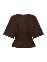 Load image into Gallery viewer, Neo Noir Annegret Poplin Blouse