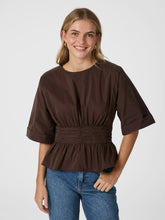 Load image into Gallery viewer, Neo Noir Annegret Poplin Blouse