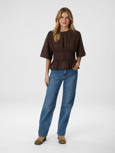 Load image into Gallery viewer, Neo Noir Annegret Poplin Blouse