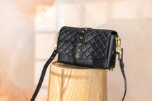 Load image into Gallery viewer, UNA BURKE LEATHER Quilted Shoulder Bag