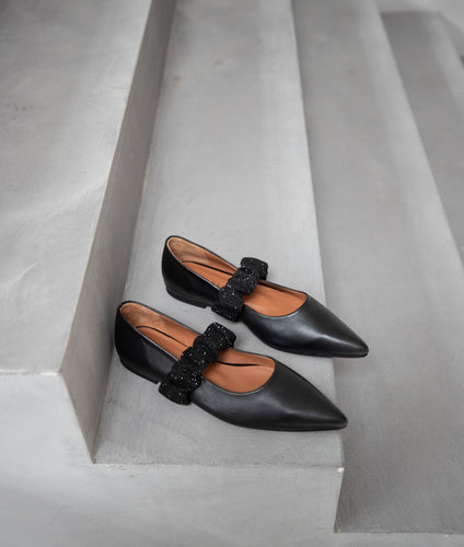 BABOUCHE Sage Leather Pumps