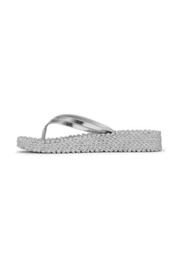 ILSE JACOBSEN Platform Flip Flops Metallic (Cheerful08m)
