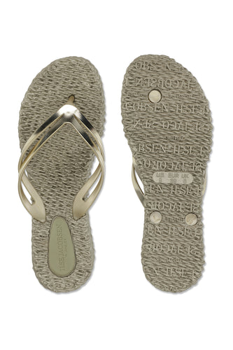 ILSE JACOBSEN Platform Flip Flops Metallic (Cheerful08m)