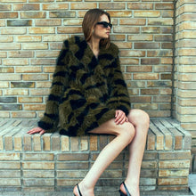 Load image into Gallery viewer, CMPLUSHY-JACKET is a jacket in a preimum faux fur material that combines warmth and elegance in the best way. In addition, the jacket has a logo printed lining, front pockets, long sleeves with drop shoulders, a V-neck with lapel and a faux leather belt.

Premium faux fur quality
Logo printed lining
Front pockets
Long sleeves with drop shoulders
Faux leather belt
Length from shoulder in a size S is 80 cm
