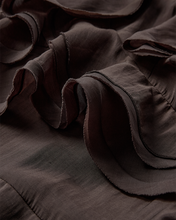 Load image into Gallery viewer, COPENHAGEN MUSE Tilly Ruffle Brown dress