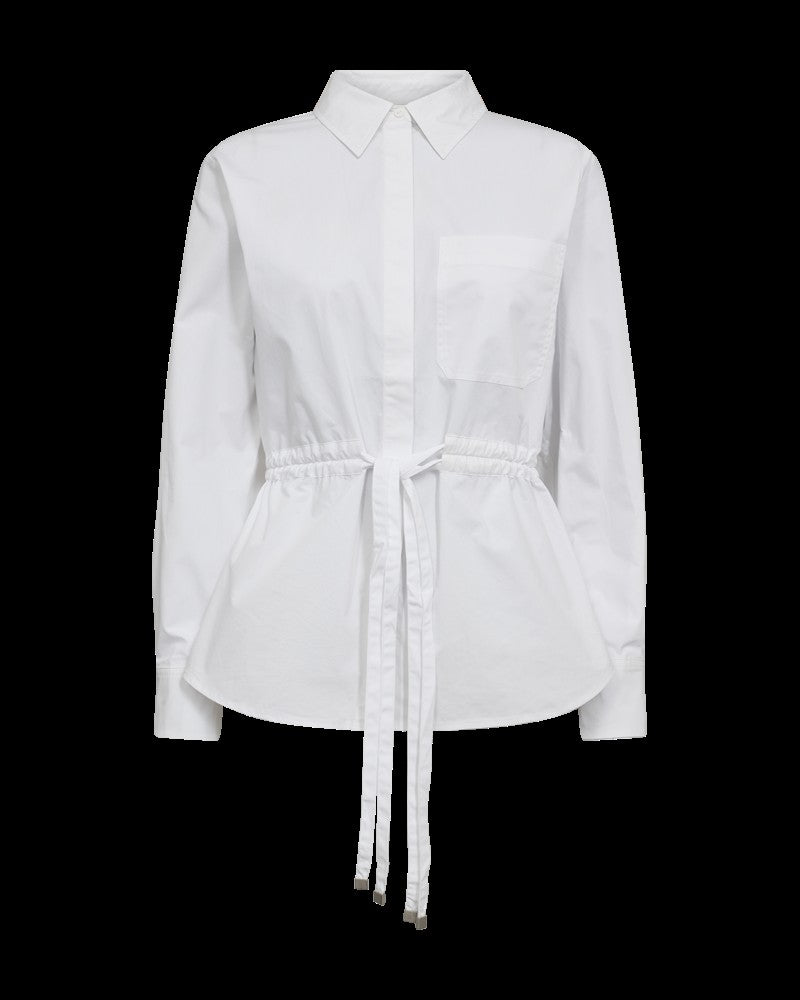 CMCRIPS-SHIRT is a shirt in a premium material with a loose fit, concealed front button fastening, a chest pocket, long sleeves with cuffs and an adjustable drawstring with a metal detail by the waist that elegantly highlights the waist.

Loose fit
Concealed front button fastening
Chest pocket
Long sleeves with cuffs
Adjustable drawstring at the waist
