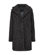 Load image into Gallery viewer, CMCURLY-COAT is a coat in a premium, curly material with wide shoulders, front pockets, V-neck with lapel, button fastening, logo printed lining and inner logo tape.

Curly material
Wide shoulders
Front pockets
V-neck with lapel
Logo printed lining
Length from shoulder in a size S is 90 cm