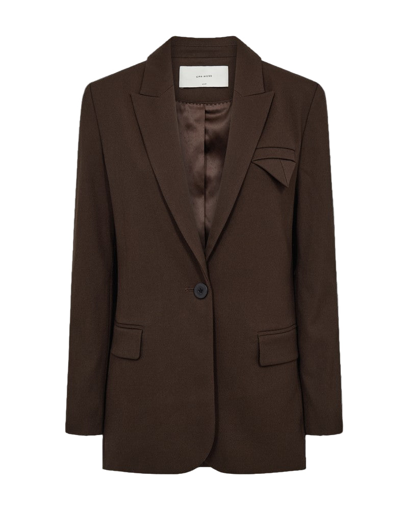 COPENHAGEN MUSE CMTAILOR-BLAZER is a blazer in the iconic, stylish Tailor-material with logo printed lining, wide shoulders, button fastening, V-neck with lapel, a regular fit with a highlighted waist, a back slit and front pockets.
Lined
Wide shoulders
Regular fit with highlighted waist
V-neck with lapel
Front pockets
