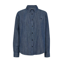 Load image into Gallery viewer, PIESZAK Becca Shirt Atlantic Denim Stripe