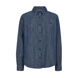 PIESZAK Becca Shirt Atlantic Denim Stripe