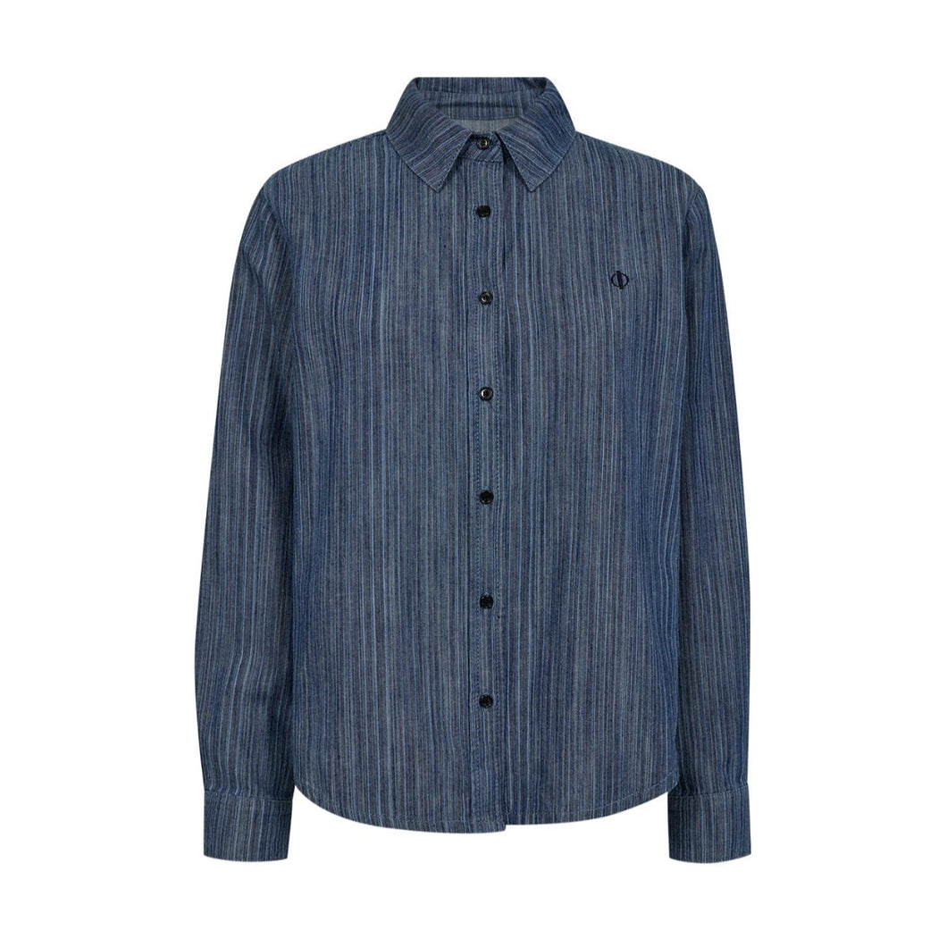 PIESZAK Becca Shirt Atlantic Denim Stripe