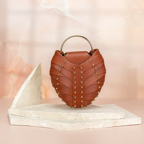 UNA BURKE LEATHER Original Heart Bag