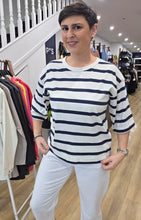 Load image into Gallery viewer, ESME STUDIOS Signe Boxy T-shirt Stripe