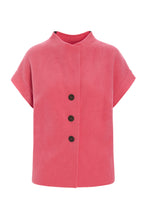 Load image into Gallery viewer, This soft vest is perfect for in-between seasons to keep warm. Wear it over a nice shirt and close it with a belt, for a more feminine look. You can choose between different colours and the boxy shape makes this vest suitable for both casual and everyday wear.

- 100% EU production
- 70% polyester min. 50% recycled
- 30% viscose
- OEKO-TEX® STANDARD 100 cert. no. 2176-347 DTI
- Machine washable - wear again after few hours.