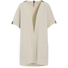 Load image into Gallery viewer, NORMAL FIT&nbsp;
An elegant vest with a straight, loose fit, designed with side slits and large arm openings for easy layering. Cut to a perfect mid-length and finished with pocket details and our signature grosgrain band for a refined touch.
A versatile piece that works across all seasons – perfect for layering over a dress on a breezy summer evening or worn over a sweater when the temperature drops.
- 100% EU production
- 70% polyester min. 50% recycled
- 30% viscose
- OEKO-TEX® STANDARD 100 cert. no. 217
