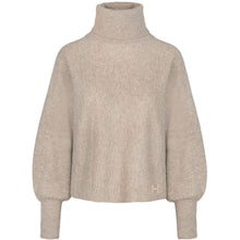 Load image into Gallery viewer, A timeless knit crafted from a soft, luxurious yarn blend, featuring a relaxed silhouette and an oversized turtleneck for effortless comfort. The voluminous sleeves and elongated ribbed cuffs create a refined, feminine shape, while the subtle Hést logo embroidery adds a signature finishing touch. An elevated everyday essential designed for warmth, versatility, and understated elegance throughout the season