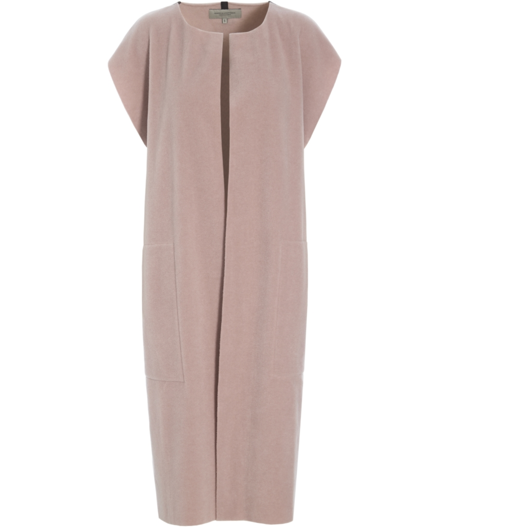 Long fleece vest hot sale