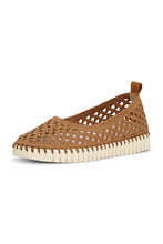 Load image into Gallery viewer, The iconic Tulip shoe in a chic ballerina style, featuring an elegant embroidered Tulip pattern. With a flexible Tulip outsole, stitched with matching recycled thread, and completely glue-free. The soft, padded insole offers comfort and support. A versatile option for any occasion.