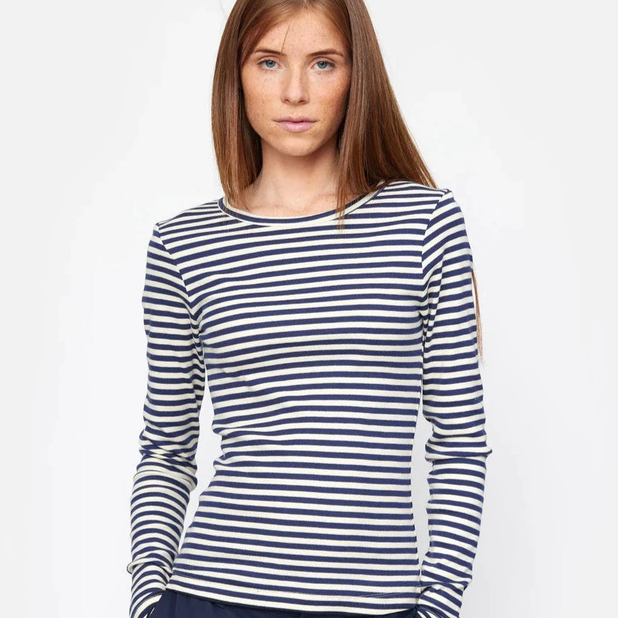 ESME STUDIOS Blossom Stripe L/S Top