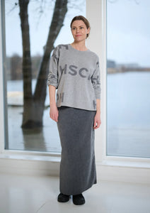HENRIETTE STEFFENSEN Long Fleece Skirt (3227)