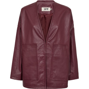 IVY COPENHAGEN Kylie Leather Cardigan