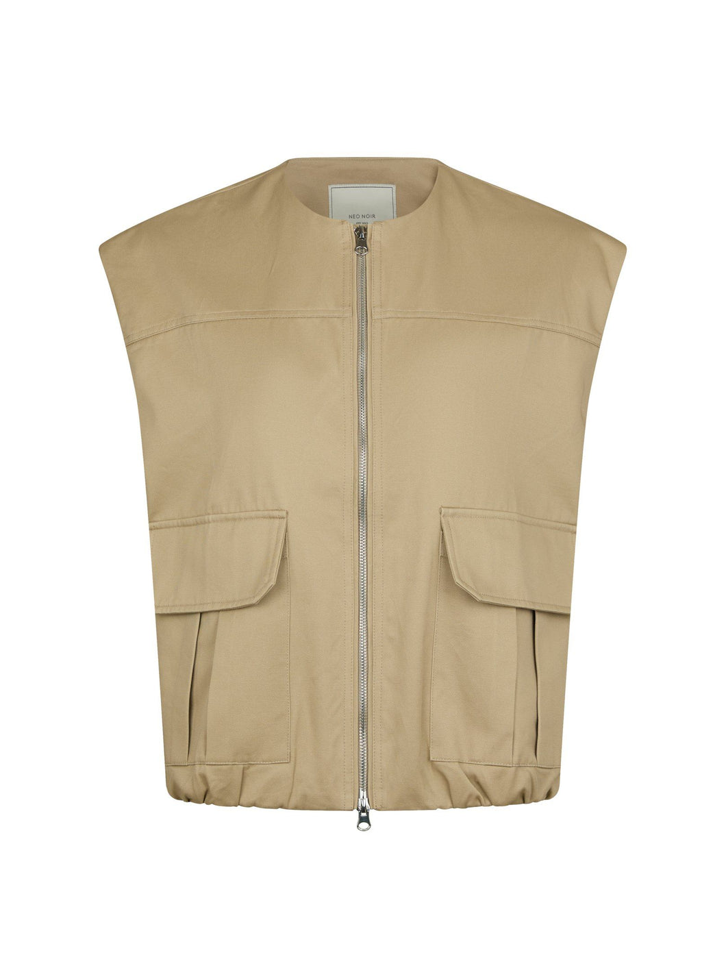 NEO NOIR Flo Balloon Twill Vest