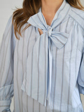 Load image into Gallery viewer, NEO NOIR Jazz bow striped blouse