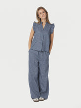 Load image into Gallery viewer, NEO NOIR Siona Emb Stripe Top