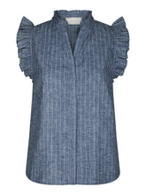 Load image into Gallery viewer, NEO NOIR Siona Emb Stripe Top