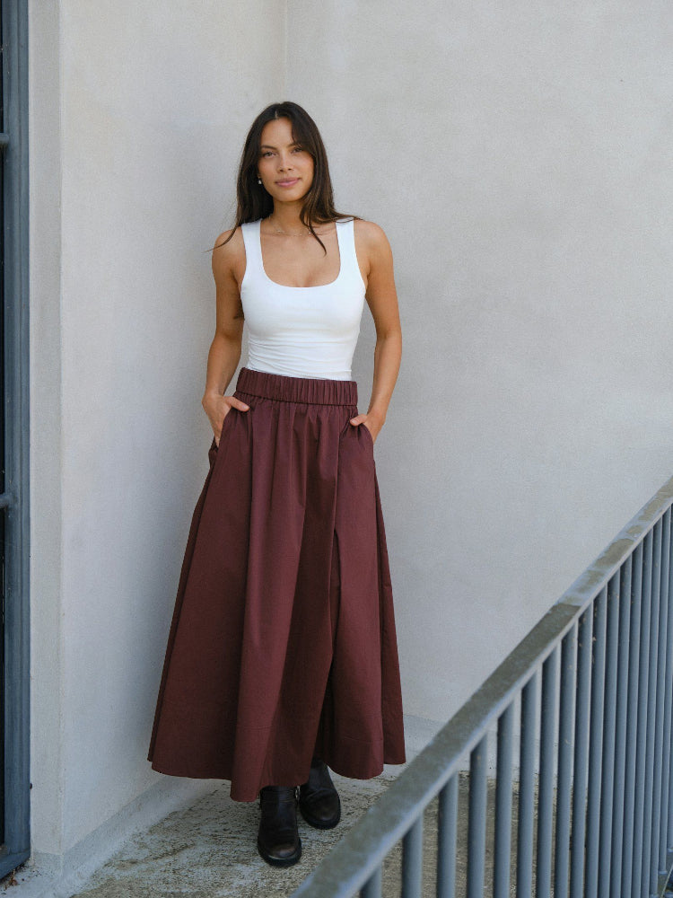 NEO NOIR Yara poplin skirt – Lipsandps